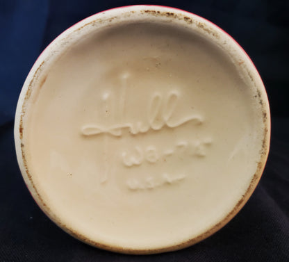 Vintage 1949 Hull Art Pottery Woodland Pattern Flared Vase W8-7½" USA