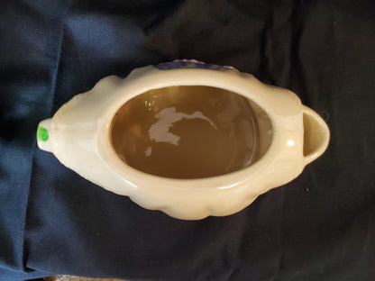 Vintage 1950s Shawnee USA Pottery Purple Apron Granny Ann Teapot 8.5"